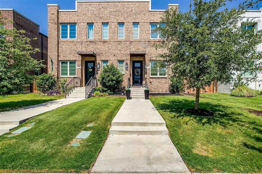 This elegant two-story townhouse is located in Linwood, one of Fort Worth’s most sought-after and centrally positioned neighborhoods and the ever growing, always in demand zip code - 76107. Quiet and tucked away from traffic, the home offers a rare sense of privacy while remaining walkable to local parks, acclaimed bars & restaurants, shopping, and more. It's also positioned very a short walk from the new Westside development, which will soon bring an elevated mix of dining, retail, and entertainment to the area, just around the corner at white settlement and university. The first floor showcases a thoughtfully designed open-concept layout, where the living, dining, and kitchen spaces flow seamlessly together, creating an inviting atmosphere for both everyday living and sophisticated entertaining. Beyond the kitchen you'll find a 2 car garage and access to the outdoor patio and side yard featuring a covered porch and custom 3 hole putting green. Upstairs, all bedrooms are privately situated, including a spacious primary suite offering two oversized walk-in closets and a tranquil place to unwind. With its blend of modern comfort, low-maintenance living, and proximity to Fort Worth’s most dynamic destinations, this home delivers an elevated urban lifestyle in a premier location.