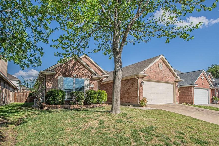 Come ASK the listing agent questions and make an offer. Open House April 9th 2026 Thursday night at 5:47-6:42pm. Welcome to 7732 Summerbrook Drive in Fort Worth—this beautifully updated, move-in ready home stands out with an open, flexible floorplan and vaulted ceilings that create a bright, spacious feel. The kitchen features granite countertops, stainless steel appliances, and natural wood cabinetry, flowing seamlessly into the breakfast area and main living room with a cozy fireplace—perfect for everyday living and entertaining. The split-bedroom layout offers privacy, with an oversized primary suite that includes dual sinks, a glass-enclosed shower, jetted tub with heater, and a professionally designed walk-in closet. Secondary bedrooms are separated and feature new carpet, while main living areas offer durable tile flooring. Step outside to a private, low-maintenance backyard with a large tiled patio and new board-on-board cedar fence—ideal for relaxing or hosting. Additional upgrades include a sprinkler system, new attic insulation, and no popcorn ceilings. Located in Keller ISD, near parks, walking trails, shopping, and dining, this home offers both comfort and convenience. A rare find that’s clean, updated, and ready to go.