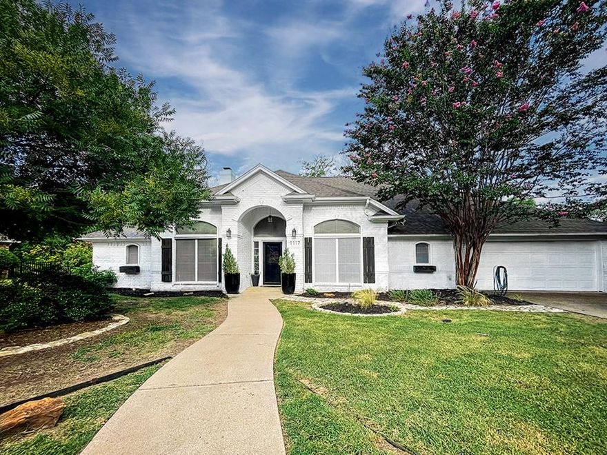 These motivated sellers are ready to move! Come check out this beautiful custom-built sitting on over one-third of an acre. This spacious home has 4 bedrooms, 2 full & 2 half baths, dining room or office. An open-concept floor plan features the foyer leading into the large family room with a cozy fireplace. Bonus space: 462 sqft (2 rooms) accessible from the garage & includes separate HVAC. The kitchen has refinished solid oak cabinetry, butcher block countertops, an induction cooktop & deep farm sink. The kitchen overlooks the living area and flows into the breakfast area with a window seat. Features double ovens and a built-in coffee bar. Custom walk-in butler’s pantry with tons of space. The primary bedroom boasts custom crown molding, a gorgeous chandelier, and a large bay window. The landscaped backyard backs up to a tall tree-lined fence that meets a green belt and plenty of wildlife activity.  In the backyard, you will find a 10 X 18 insulated workshop equipped with electricity.