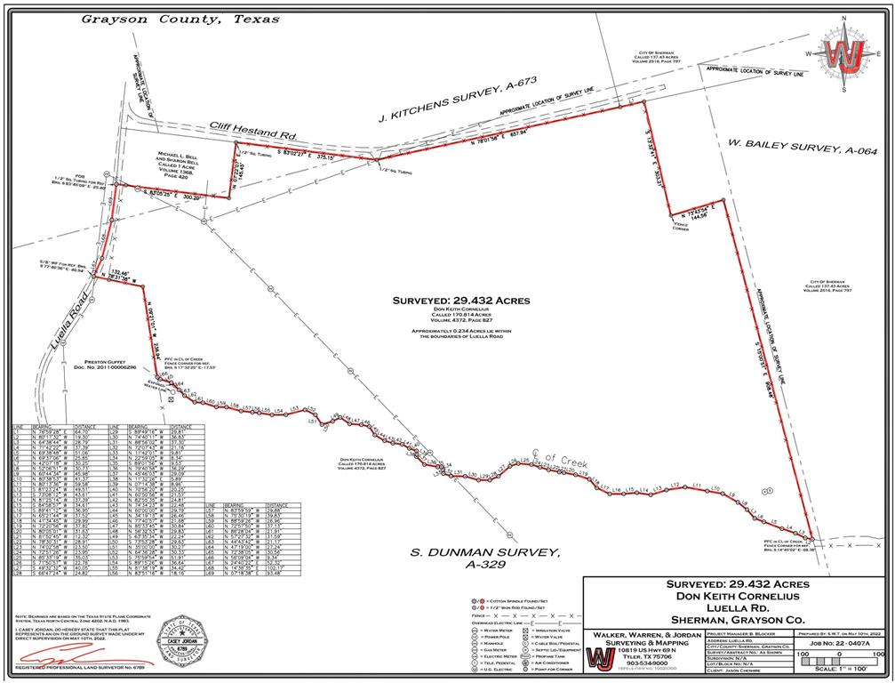 W Bailey Surv Abs #064 - Land