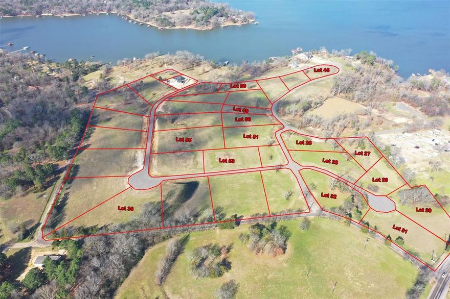 Discover the perfect place to build your lake getaway in SouthShores, a beautiful new gated subdivision on the shores of Lake Bob Sandlin. Just a couple of hours from the DFW metroplex, this up-and-coming community offers the peace of lake living with the convenience of nearby access.
Enjoy exclusive access to a community waterfront lot featuring a fishing dock, perfect for relaxing weekends and making memories with friends and family. Whether you're dreaming of a weekend retreat or a full-time lake home, SouthShores provides the ideal setting for your custom build. Secure your lot now and start planning your life at the lake! This lot is an interior lot!