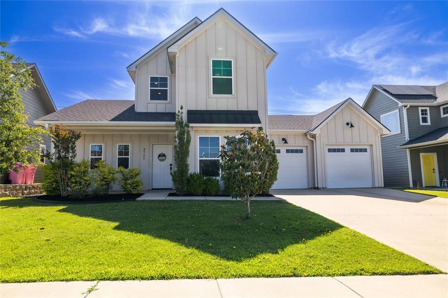 Welcome to this beautifully maintained 3-bedroom, 3-bath modern farmhouse, perfectly situated just minutes from shopping, dining, and everyday conveniences. Step inside to an inviting open-concept layout featuring a spacious kitchen complete with stainless steel appliances, sleek quartz countertops, and abundant cabinet storage that is ideal for any home chef. The home offers three generously sized bedrooms and three full baths, providing comfort and privacy for everyone. Outside, you'll find a large back patio designed for entertaining with plenty of room for gatherings, barbecues, and your future hot tub! Don’t miss this opportunity to own a stylish, move-in-ready home in an unbeatable location. Call your favorite REALTOR® for a private showing today!