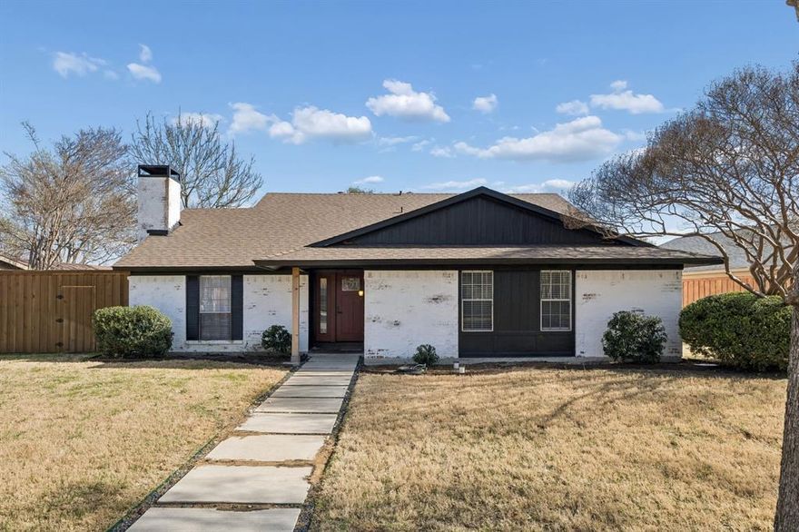 Step inside and discover a bright and welcoming 4-bed, 3-bath home in Richardson featuring a unique lofted living area, fresh interior paint, granite kitchen countertops, and inviting outdoor space designed for relaxing or entertaining. The moment you enter, the lofted living space immediately draws the eye upward. It creates an open, airy atmosphere that feels expansive yet welcoming. The main living room centers around a brick fireplace with built-in shelving, offering the perfect setting for relaxing evenings or quiet mornings with sunlight streaming through the windows. Just beyond, the kitchen blends practicality with style. Granite countertops provide plenty of space for meal prep and casual conversation, while stainless steel appliances and warm cabinetry create a space that feels both functional and inviting. The adjacent dining area keeps everyone connected. Fresh, bright paint throughout the home gives each room a clean and updated feel. Four bedrooms offer flexibility for work, hobbies, or guest space, while three full bathrooms make daily routines easy and comfortable. Upstairs, the loft overlooks the living area below and opens up possibilities. It’s an ideal space for a game room or play room that feels tucked away yet connected to the heart of the home. It is a feature you do not see throughout the area, and it adds personality to the entire layout. Step outside to the covered deck and imagine slow evenings under string lights or weekend BBQs in the fenced backyard. The back deck was recently refinished, giving the outdoor space a fresh, clean look, and a new 8-foot cedar board-on-board fence adds both privacy and peace of mind. Located in Richardson with convenient access to shopping, dining, and commuter routes, this home places everyday essentials just minutes away. Enjoy great parks and schools nearby, which add to the appeal of an already inviting neighborhood!
