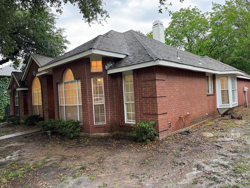 RECENTLY RENOVATED! SECTION 8 WELCOMED! 526 Greenwich Lane, Coppell, TX 75019 is a 3 bedroom, 2 bathroom, 1-story brick home with an attached 2-car garage.  The home features a fireplace, formal dining room, laminate flooring and ceramic tile, with a fenced backyard.