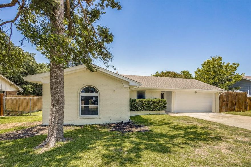 Located in the highly sought-after city of McKinney, this beautifully remodeled home puts you right where you want to be—close to schools, parks, shopping, and major highways. Nestled in a quiet, friendly neighborhood, it’s the perfect place to call home. From the moment you arrive, you’ll notice the fresh new paint inside and out, giving this home a welcoming curb appeal. Step inside, and you’re greeted by a spacious open-concept living area that feels warm, cozy, and perfect for everyday living. The stylish laminate flooring flows seamlessly from the living room into the dining and kitchen areas, creating a modern, connected feel. The updated kitchen offers plenty of cabinetry and storage, making it as functional as it is attractive. Each bedroom provides generous space for family, guests, or even a home office—giving you flexibility to fit your lifestyle. Out back, you’ll find a large yard perfect for gatherings, plus a roomy storage shed for all your extras.