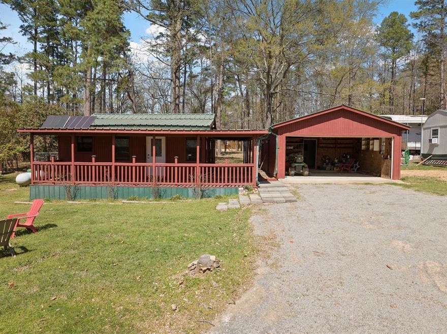 Charming home located in Hidden Village in Pittsburg! This cozy abode features a welcoming fireplace in the living room, perfect for chilly evenings. The kitchen boasts ample cabinetry and a convenient gas range, making meal preparation a breeze.  Outside, a garage provides convenient parking and storage space. Hidden Village gated retreat offers a fishing dock, boat ramp, large pavilion and more! Don't miss this opportunity to make this lovely property your new home!