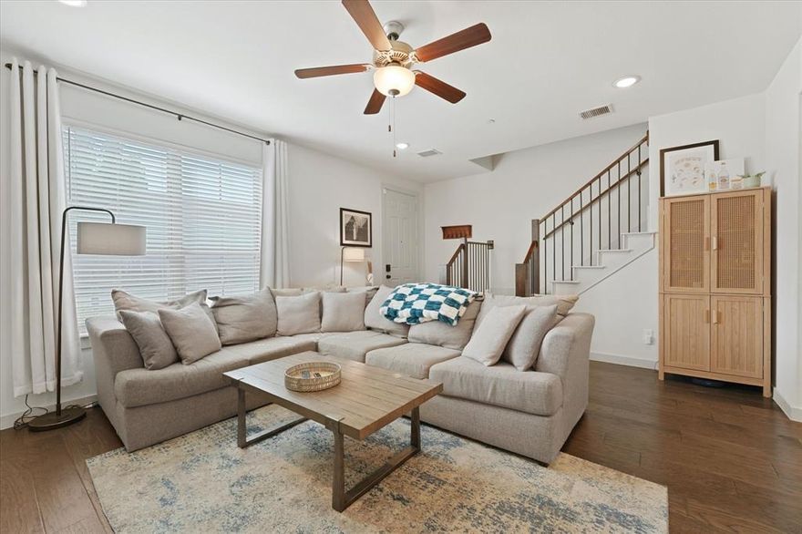 Experience modern comfort and community living at 3951 Crown Avenue in McKinney, TX — a beautifully maintained single-family townhome for lease in one of North Texas’s most desirable and fastest-growing areas. Located in a highly rated school district and just minutes from shopping, dining, and major highways, this home offers the perfect blend of space, style, and convenience.

Step inside and fall in love with the bright, open-concept floor plan designed for today’s lifestyle. The spacious living room flows effortlessly into a stunning chef’s kitchen featuring granite countertops, stainless steel appliances, ample cabinetry, and a large peninsula with breakfast bar seating — ideal for entertaining or family gatherings. Refrigerator, washer, and dryer will stay in the home!

The primary suite is a true retreat with a luxurious en-suite bathroom featuring dual vanities, a soaking tub, separate shower, and walk-in closet. Secondary bedrooms are generously sized, providing comfort and privacy for everyone.

Located in a vibrant McKinney community, residents enjoy beautifully landscaped surroundings, sidewalks for evening strolls, and easy access to parks, trails, and neighborhood amenities. With proximity to Highway 75 and 380, commuting to Frisco, Allen, or Plano is a breeze.
Key Features:
• 3 Bedrooms, 2.5 Bathrooms, 2-Car Garage
• Open-concept layout with natural light
• Modern kitchen with stainless steel appliances
• Convenient access to schools, shopping & dining

This home is move-in ready and waiting for you! Schedule your private tour today and discover why so many love to call 3951 Crown Ave, McKinney home.