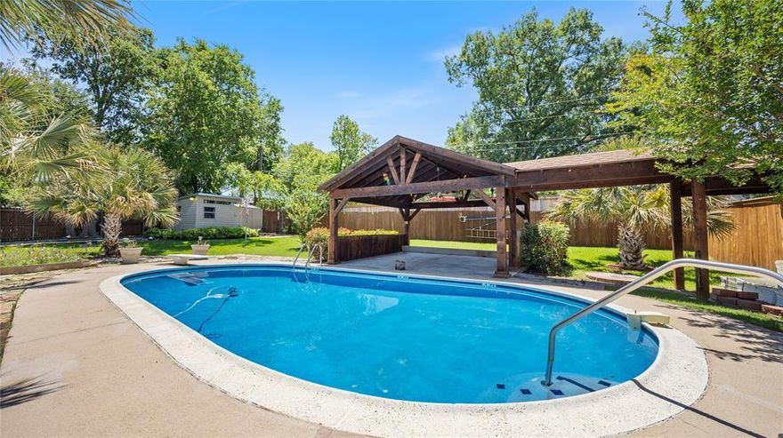 Spacious and beautifully designed, this 4-bedroom, 2.5-bath home in the desirable Ridgmar neighborhood offers the perfect blend of comfort, functionality, and entertainment. The open-concept floorplan creates a seamless flow between the living, dining, and kitchen areas, making it ideal for both everyday living and hosting guests. Just off the main living space, you’ll find a massive game room with ample space for a pool table, media setup, and additional entertaining areas. The oversized primary suite features luxurious his-and-her vanities along with generous walk-in closets, providing both comfort and convenience.

Step outside to your own private backyard retreat featuring a stunning pool and an expansive cabana designed for year-round entertaining. The outdoor living space offers endless possibilities for hosting summer gatherings, relaxing poolside, or creating the ultimate backyard oasis. Additional highlights include a detached shop with electricity—perfect for hobbies, storage, or a workspace—as well as extra parking for an RV or boat. This exceptional property combines spacious indoor living with outstanding outdoor amenities in one of Fort Worth’s established neighborhoods.