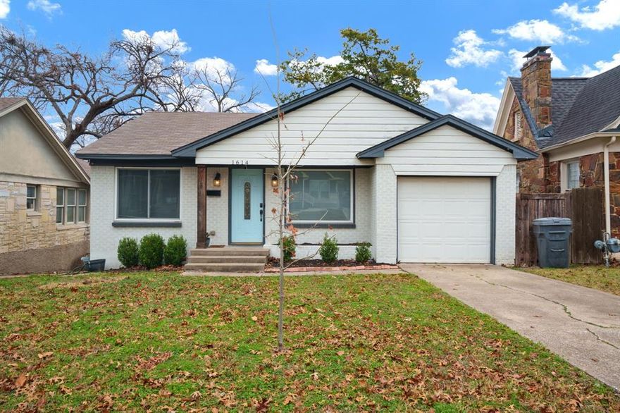 Charming single-family home located in the highly desirable Beckley Club neighborhood of Oak Cliff, a community known for its distinctive character and the delightful presence of free roaming peacocks. This adorable home offers three bedrooms and two and one-half bathrooms with a comfortable well-balance floor plan designed for everyday living and entertaining. Set along a quiet residential street, the home enjoys a welcoming neighborhood atmosphere and a strong sense of community.  Ideally positioned just minutes from the Bishop Arts District, Downtown Dallas, Trinity Groves and the Dallas Zoo, this property offers convenient access to dining, entertainment, and major employment centers. A rare opportunity to enjoy, charm, location, and lifestyle in one of Oak Cliff's most beloved neighborhoods. Open House Sunday Jan. 11th from 1-3.