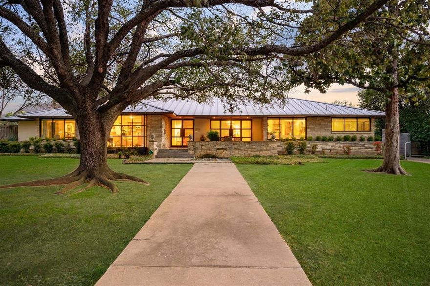 Welcome to 5734 Berkshire Lane—a stunning modern oasis in the heart of Devonshire. This exceptional gated residence offers 3,898 square feet of luxurious living space on a generous 0.46-acre lot, seamlessly blending elegance with contemporary design.
Upon entering, you'll be captivated by the open-concept layout, featuring four spacious bedrooms, four fireplaces, and exquisite finishes throughout. The gourmet kitchen is a culinary dream, boasting sleek countertops, high-end appliances, and ample storage.
The primary suite is a serene retreat, featuring a cozy seating area with its own fireplace, a spa-like ensuite bathroom, and an expansive custom closet. Three additional bedrooms provide versatility for guests, family, or other home needs.
Step outside to your private outdoor haven, where a beautifully designed pool, fireplace, hot tub, and outdoor shower create the ultimate space for relaxation and entertaining.
Additional highlights include a whole-home generator for uninterrupted comfort and a 2016 renovation that enhanced this home's modern appeal. Enjoy easy access to Preston Center and Inwood Village, placing top-tier shopping, dining, and entertainment just minutes away.
Don’t miss your chance to own this modern masterpiece in one of Dallas' most coveted neighborhoods!