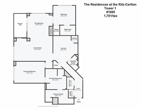 Tiny photo for 2525 N PEARL Street #1005, Dallas, TX 75201 (MLS # 21103241)