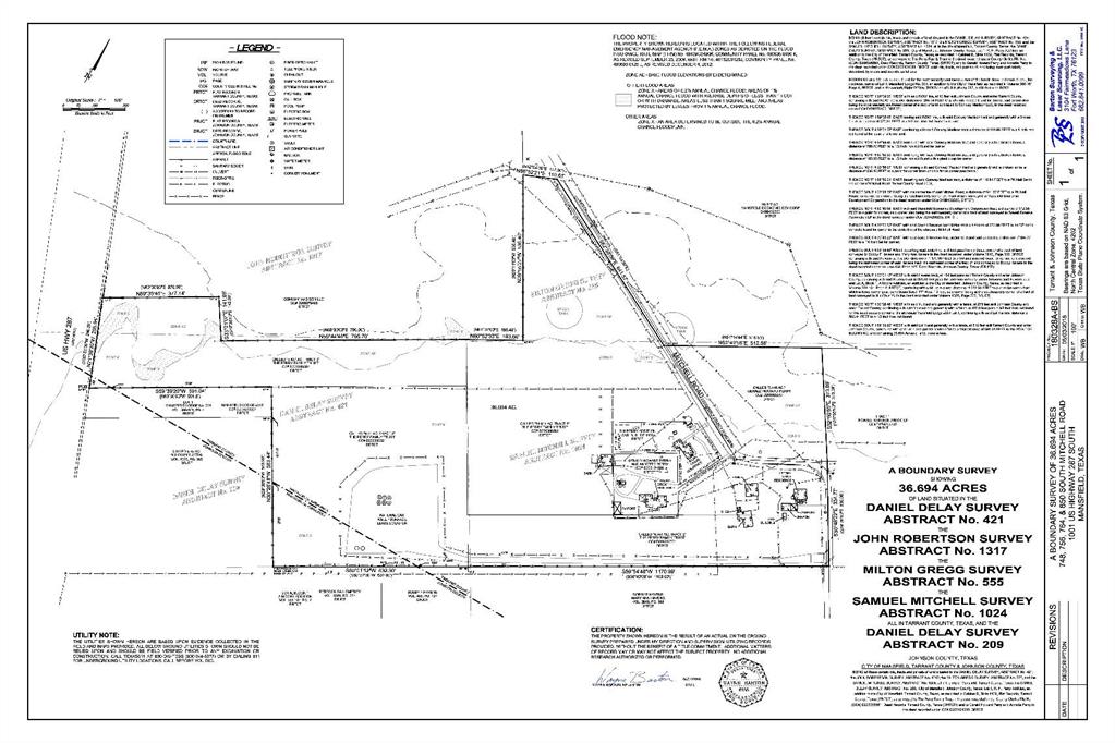 Delay, Daniel Survey Abstract - Land