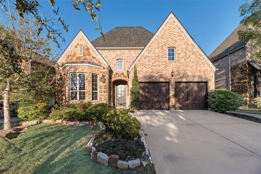 Lantana Community on the GOLF COURSE w POOL, SPA, & big lot. This lovely listing has decadent updates and amazing amenities. HARDWOOD FLOORS welcome you upon entry. Spacious private STUDY with plantation shutters and a wall of BUILT-INS. Stunning Dining Room with PLANTATION SHUTTERS and hardwoods. Step into the main living space and enjoy the STONE FIREPLACE and great views of the POOL and SPA. The kitchen is a treat for any home chef. UPDATED 42' CABINETS, Decadent QUARTZ COUNTERS and DESIGNER BACKSPLASH. You are going to love the gold accents! NEW APPLIANCES and TOUCHLESS FAUCET. The BUTLER BAR is a great spot for your beverage or snack center. Spacious kitchen nook w window seat. You will be wowed by the CUSTOM LIGHTING throughout the home. The Primary Retreat will accommodate your king-sized furnishings, as well as room for a sitting area. SEPARATE VANITIES and TOWER STORAGE on each are just a few things you will enjoy in the Ensuite bath. Upstairs, all bedrooms have direct access to a bath. GAMEROOM w DRY BAR and BALCONY will be just one of your hubs for fun! A MEDIA ROOM and a half bath are also off the gameroom. The outdoor space offers a COVERED PATIO w FIREPLACE, A GAS GRILL, GUNITE POOL & SPA and oversized lot. Lantana amenities include pools, parks, fishing, BBQ, basketball, pickleball, tennis, fitness and miles of trails. Many more updates. Please come see us at Open House this weekend Sat 12-3 and Sun 12-2. SELLERS ARE OFFERING FREE HOA DUES FOR 1 YEAR FOR AN ACCEPTABLE OFFER THIS WEEKEND!