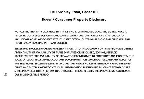 Tiny photo for TBD Mobley Road, Cedar Hill, TX 75104 (MLS # 20969589)