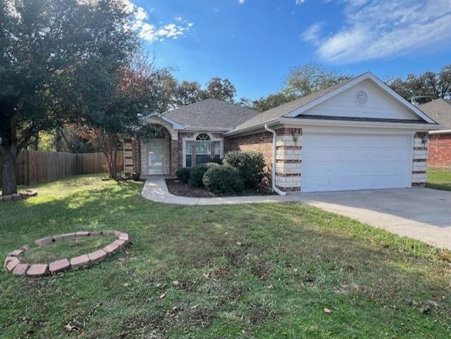 Introducing 521 Sweetwater Dr., a charming 3-bedroom, 2-bathroom home nestled in the desirable location of Weatherford, TX. This lovely house offers a range of amenities that will surely enhance your living experience. The fenced yard provides privacy and security, perfect for outdoor activities or simply enjoying the fresh air. Relax and unwind on the covered back patio, ideal for hosting gatherings or savoring a quiet moment alone. The wood-burning fireplace adds a touch of warmth and coziness to the living space, creating the perfect ambiance for those chilly evenings. The laminate flooring throughout the house adds a touch of elegance and is easy to maintain. With its prime location, ample amenities, and comfortable living spaces, 521 Sweetwater Dr. is the perfect place to call home. Don't miss out on this wonderful opportunity to experience the best of Weatherford living. Contact us today to schedule a tour and make this house your own.