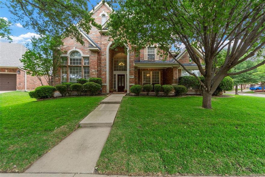 Welcome to this fabulous home centrally located in Ft. Worth, minutes from downtown, offering approximately 3,849 square feet of living space, this home features a flexible floor plan designed for both everyday comfort and entertaining. Upon entry, a curved spiral staircase creates a striking first impression and adds character to the home's design. Natural light flows throughout the living spaces, creating a bright and welcoming feel. The kitchen opens to the main living area and features a brick-style archway surrounding the cooking area. Multiple living and dining areas provide flexibility for a variety of needs and lifestyles, while the upstairs game room offers access to a private balcony overlooking the property. Interior features also include a wood-burning fireplace and a combination of wood, tile, and carpet flooring throughout. Step outside to enjoy the spacious backyard complete with a covered patio and a half basketball court, creating additional space for recreation, outdoor activities, or entertaining. Conveniently located near schools, shopping, dining, and major roadways, this home combines generous living space with unique features throughout.  The community also features a community pool and many of the neighbors are involved in many activities surrounding the community and neighborhood.  Situated on a large corner lot and right in the middle of the neighborhood.
