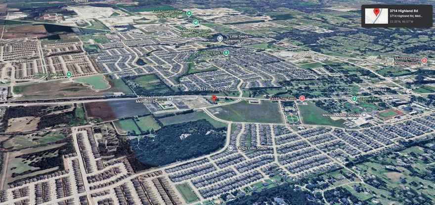 Acreage with an updated home and building.   Rare opportunity for acreage in one of the safest cities in Texas by ranked by SafeWise and other sources. Specifically, it ranked #1 in Texas for safety by SafeWise in 2024, based on FBI data.  Incredible opportunity.  Don't let the opportunity pass you by.