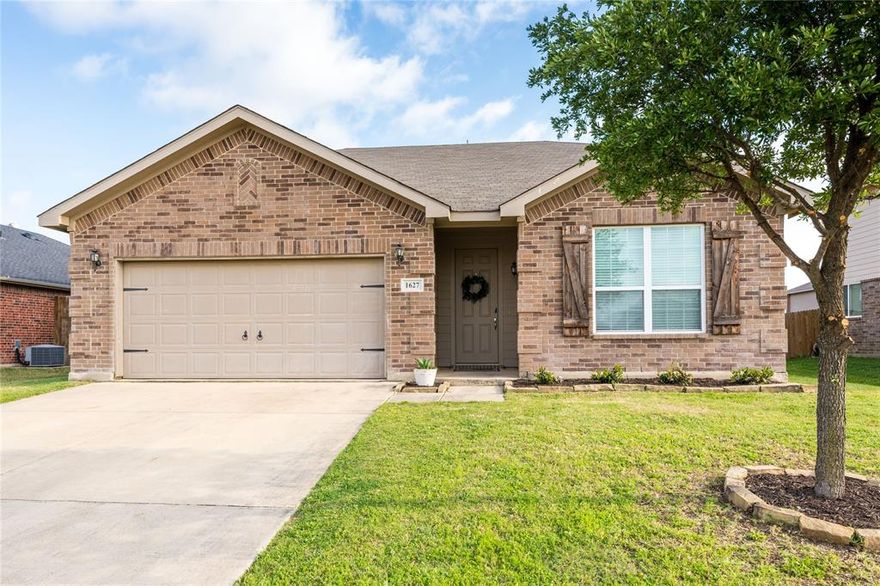 Welcome to 1627 Kawati Way, Krum, TX 76249 – where space, comfort, and charm meet!

This beautifully maintained 3-bedroom, 3-bathroom home offers over 2,560 square feet of functional living space, perfect for families or those who love to entertain. Nestled in a quiet, family-friendly neighborhood in the heart of Krum, this two-story home boasts a spacious open-concept layout with abundant natural light, modern finishes and custom features throughout.

Step inside to find a warm and inviting living room that flows seamlessly into a large kitchen featuring granite countertops, stainless steel appliances, a center island, and ample cabinetry. The downstairs also includes a flexible space ideal for a home office or playroom. Upstairs, you'll find a generously sized second living area with an additional bedroom and full bathroom.

Enjoy Texas evenings in the large backyard with room for grilling, gardening, and family gatherings. The home sits on a sizable lot with a covered patio and plenty of space for outdoor activities. With a 2-car garage and proximity to highly-rated Krum ISD schools and the rapidly growing Rayzor Ranch amenities, this home blends convenience with small-town living just minutes from Denton.

Don’t miss your chance to own this move-in ready gem — schedule your private tour today!