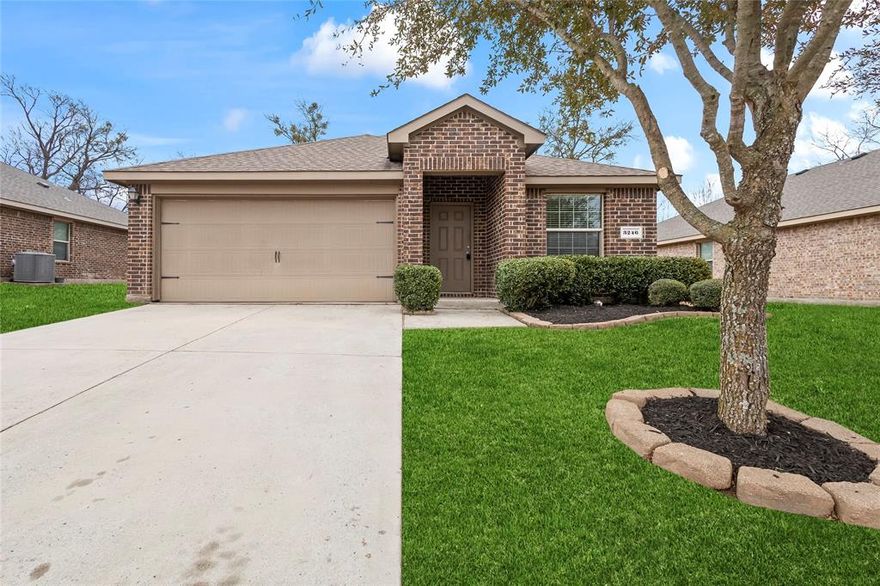 Perfect first home in Anna! This move-in ready 4-bedroom home offers an affordable opportunity for buyers looking to stop renting and start building equity. This home is eligible for a USDA Loan with zero down payment!  The spacious layout, large backyard, and convenient access to Hwy 75 make commuting to Dallas easy. Ask about low down payment financing and first-time buyer programs that may make monthly payments similar to rent.Fresh interior paint and an open, functional layout create a bright and welcoming feel from the moment you walk in. The kitchen features granite countertops, ample cabinet space, and a breakfast bar that opens to the living area—ideal for everyday living and casual entertaining. The private primary suite offers an ensuite bath and a spacious walk-in closet.  Three additional bedrooms provide flexibility for guests, kids, or a home office. A 2-car garage adds convenience, and the fenced backyard is ready for pets, play, or weekend gatherings. Conveniently located near schools, parks, shopping, and dining with easy access to US-75. A wonderful opportunity for first-time buyers looking for comfort, value, and room to grow.