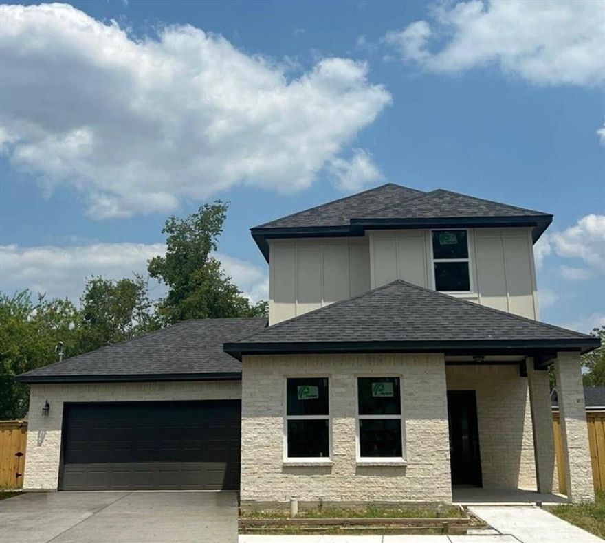 Welcome home! This all-brick, newly constructed residence (2023), offers modern design with comfortable living. Stepping through the gorgeous modern front door, you're greeted by high ceilings and luxurious finishes, including LVP flooring. The living room features an electric fireplace, creating a cozy yet sophisticated ambiance. The kitchen is a culinary delight, boasting soft-close wooden cabinets, stone counters, and a bar-breakfast area ideal for casual dining. The spacious primary suite is a true retreat, featuring a large walk-in closet and a luxurious bathroom equipped with dual vanities and quartz counters. Additional bedrooms are generously sized, offering comfort and flexibility. Outside, the backyard presents a perfect canvas for outdoor activities and relaxation, ready to be transformed into your personal oasis. This home includes a side entrance from the two-car garage leading into a convenient mudroom, enhancing everyday functionality. Situated within minutes of the Shops at Terrell and the city center, this location offers both convenience and charm. Plus, you're only about 30-minute drive from downtown Dallas, providing easy access to urban amenities while enjoying the tranquility of a growing community. Terrell is experiencing significant growth, evolving from a quiet suburb to a bustling hub of industry and retail. The city's strategic location and excellent transportation infrastructure have attracted major businesses, contributing to its rapid development. The city boasts a variety of amenities, including parks, recreational facilities, and a historic downtown undergoing revitalization. Residents enjoy community events, local shops, and a friendly atmosphere that make Terrell an ideal place to call home. Experience the thoughtfully designed layout and the harmonious blend of modern living in this exceptional home. Proudly claim Your Piece of Texas!