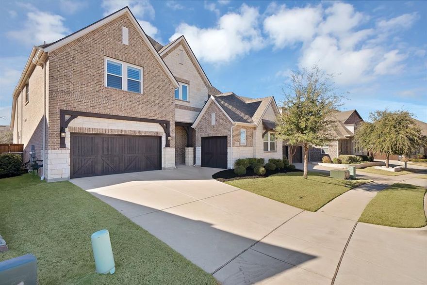 Welcome to this exceptional McKinney residence where luxury, comfort, and location come together seamlessly. Thoughtfully designed and impeccably maintained, this stunning five-bedroom home offers two spacious primary suites—ideal for multigenerational living or extended guest stays, as well as a Second bedroom downstairs with an Ensuite bathroom. These original owners have taken great care of this home from day One. 
Step into a true chef’s kitchen featuring premium upgrades throughout, including high-end appliances, custom cabinetry, expansive countertops, and an oversized island perfect for both everyday living and entertaining. The open-concept layout flows effortlessly into inviting living and dining spaces filled with natural light.  The house will come with the primary and secondary refrigerators, 2 indoor TVs, as well as 1 outside Television. Also very good high speed Internet for 1 dollar a month for as long as they own the property. Outdoors, your private yard retreat awaits. Enjoy a resort-style pool with a heated spa, creating the perfect setting for year-round relaxation and entertaining. Whether hosting gatherings or unwinding after a long day, this outdoor oasis delivers both beauty and functionality, including an outdoor kitchen equipped with a built in grill, refrigerator and fire pit as well as a sport court to enjoy.
Additional highlights include a three-car garage offering ample storage and convenience, generous secondary bedrooms, and refined finishes throughout the home, as well as a beautiful home office.
Located within Frisco ISD one of the area’s most sought-after, award-winning school districts—this home is just minutes from premier golf courses, movie theaters, retail shopping, dining, and the area’s newest Costco. With easy access to everyday conveniences and entertainment, this home offers an unmatched lifestyle opportunity. A rare combination of elegance, versatility, and prime location—this is North Texas living at its finest.