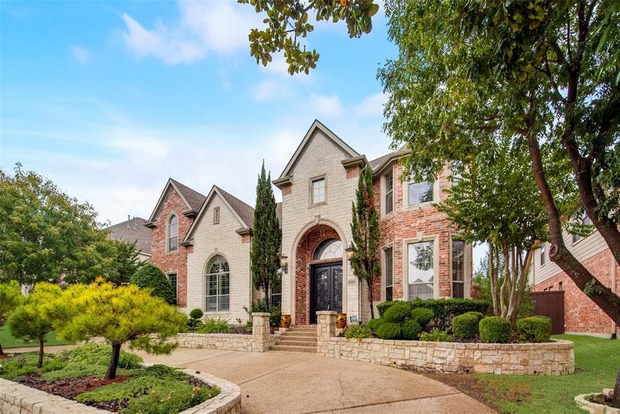 Welcome home this immaculate 4 bedroom, 4 full bath home complete with the bells and whistles you want and need!!!  Plano ISD, centrally located to pretty much everything, this low maintenance home is perfect and ready for a new owner.  There's just too many features to list!!!  Gorgeous entry featuring a huge iron front door, hardwoods, stainless appliances, plantation shutters, beautiful crown molding and built ins throughout...solid core doors, elegant granite in the kitchen, lots of oak cabinetry storage throughout the kitchen...Built in fridge, outdoor grill, board on board cedar privacy fence with automatic gate...we haven't even discussed the floor plan yet...WOW!!!  Stacked formals at you enter the home, grand staircase separating the living and oversized kitchen!!!  Well appointed office of the master which is HUGE!  Bring your largest furniture!  Jetted tub, separate shower and more!!  Upstairs features 3 bedrooms, a game room AND a media room.  Don't wait to view this one!!!