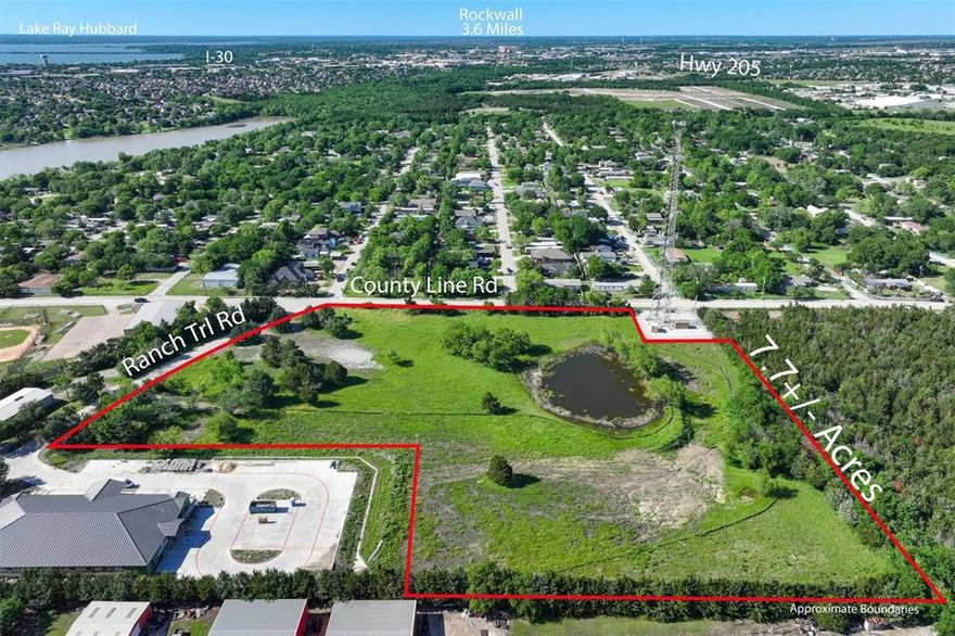 PRIME location, dual frontage, commercial zoning, and nestled in the most desirable city in North-East Texas! With everything you are looking for, this incredible investment opportunity is ready for you to unlock the limitless potential of this strategically located 7.7+- acres. Rockwall, TX is the wealthiest county in Texas, one of the fastest growing counties in TX and the nation, and has shown growth economically and employment opportunities. This property is offering excellent visibility and accessibility and is ideal for a wide range of business opportunities — from retail and office space to service industries, medical, hospitality, or future development. Whether you’re expanding, relocating, or starting fresh, this is the opportunity you’ve been waiting for. Video and interactive maps available upon request.