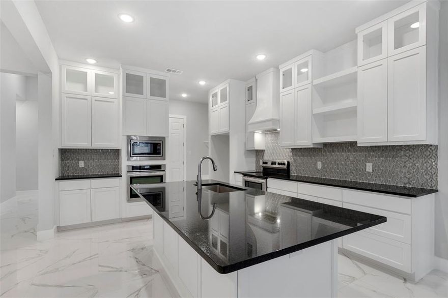 Beautiful home in the quiet subdivision of Cold Creek in the growing city of Denison, enjoy the country living just out side your neighborhood. This open concept home has so much to offer, beautiful flooring, gorgeous kitchen with corian quartz countertops, stainless steel appliances, and white kitchen cabinets, the media room or game room is very spacious, you can also use this room as a 2nd master bedroom, the cover patio is a great place to relax and enjoy the outside. Easy and fast access to HWY 75 and shopping areas and restaurants.