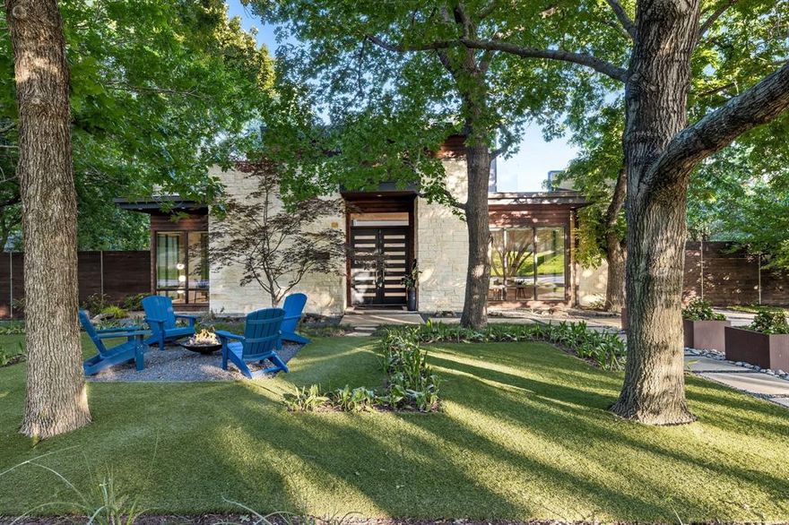 Meticulously crafted Mid Century-inspired Modern residence blends refined elegance, contemporary allure, and peaceful retreat. Characterized by its sleek lines, accessible layout, soaring ceilings, and an abundance of windows, this property offers a sanctuary of modern comfort. Designed and constructed in 2010 by the esteemed late Architect, Tom Greico, this property exemplifies his dedication to creating enduring contemporary architecture. Nestled in coveted Forest Hills and thoughtfully planned around a central courtyard, each room on the main level offers picturesque views of the lush surroundings. With four bedrooms and three baths, this 1.5-story home showcases a Chef’s kitchen outfitted with premium Miele appliances, custom Hollman cabinets throughout, pool and hot tub, outdoor kitchen, turfed front yard, grass side-yard, garage parking for three vehicles, gated alley access. Every detail precisely executed ensuring an unparalleled level of craftsmanship and sophistication.