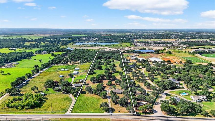 Prime 14-Acre Tract on Major Thoroughfare – No Restrictions, Inside Aubrey ETJ
Exceptional opportunity to own 14 unrestricted acres on a high-traffic thoroughfare in a rapidly developing area. Located in the Aubrey ETJ, this property offers ultimate flexibility for residential, commercial, or agricultural use. With excellent visibility and accessibility, it’s ideal for investors, developers, or business owners looking to establish a presence in the growing North Texas corridor. Water and electric available nearby. Whether you’re planning a business venture, a private estate, or land banking for future growth, this tract offers endless potential with no city oversight or zoning limitations.  Property does have a nice brick home that can be utilized for a business or residence.