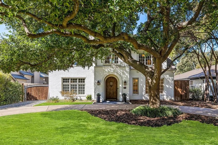 Nestled in coveted Bluffview, this stylish residence offers impeccable design, an ideal layout, and an exquisite outdoor oasis. As you enter, you'll be captivated by designer details, beamed ceilings, elegant dining room and beautiful moldings. The island kitchen is equipped with double ovens, SubZero fridge, and a coffee maker, seamlessly open to living and breakfast areas. The downstairs primary suite features a spa-like marble bath and custom closets. Upstairs, a stunning library with built-ins, three spacious bedrooms, two full baths and a bonus space perfect for a game room or exercise await. Step outside, and you'll discover the true gem of this property – an incredible outdoor living space featuring a refreshing pool. With a vast 64 x 239 lot, the possibilities for outdoor entertainment, gardening, or simply unwinding are endless. 
*Showings begin on Thursday, 10-19*Agent + Client Tours 10-19 & 10-20 10am-12pm*