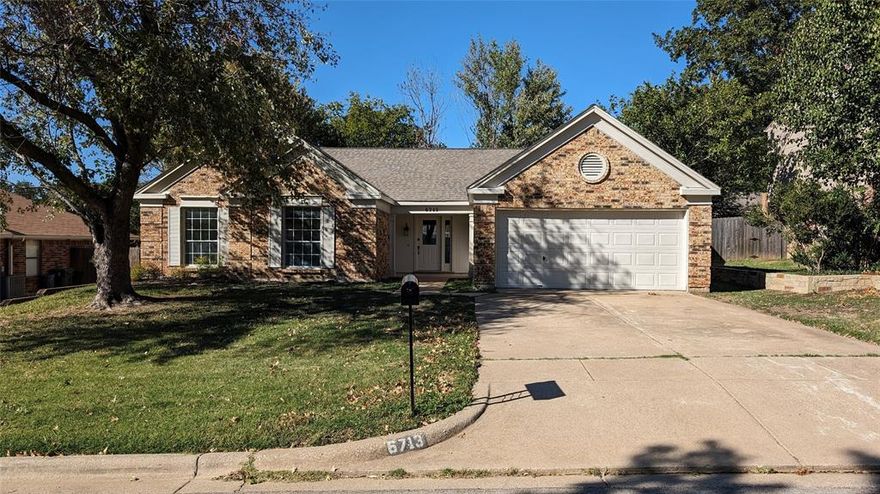 WOW.  Brand new everything in this home that is fully renovated and ready for you!   New paint, floors, appliances, sinks, countertops, light fixtures - it's all new!

Perfect family or starter home just minutes walk from Adventure World Playground, Cross Timbers Park, and North Ridge Elementary & Middle Schools.  Hiking, biking, and fun are all around you!

A spacious backyard perfect for kids or pets to play in, and large enough for a pool one day.  Outdoor patio is great for grilling out or enjoying a relaxing evening.

Huge primary bedroom with large double sink bathroom, walk-in closet, and oversize tub.

Flexible seller - willing to seller finance with 20% down.