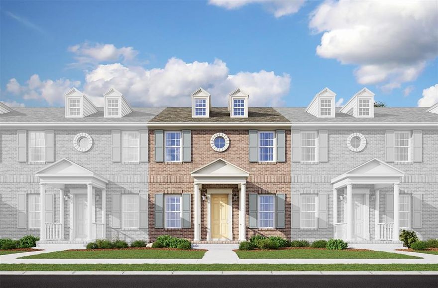 Live in the beautiful masterplan community of Hometown. The Redbud floor plan features a stunning two story foyer, first floor study, and open concept great room with fireplace, kitchen with large breakfast room with French doors to the covered patio, mud room leading to two car garage. The main floor has ten foot ceilings with eight foot interior doors. Spacious office or future 3rd bedroom by adding a closet. This chef’s kitchen has a gas stove with vent hood, walk in pantry and a large island for entertaining. The upper level features two spacious bedrooms, both with en suites. Convenient upstairs laundry room. Love zero maintenance living at HomeTown.  

*Days on market is based on start of construction.* *Expected completion date August 2023*