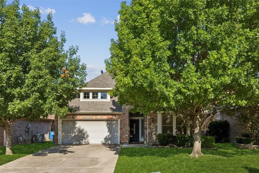 Prepare to be impressed by this stunning 5-bedroom, 3-bath energy-efficient home located in a gated community just under 5 miles east of downtown Dallas. This beautifully designed residence offers generous living spaces, oversized rooms, and abundant storage—perfect for modern lifestyles. An elegant dedicated home office provides the ideal space for remote work, while the formal dining room is perfect for entertaining. The eat-in kitchen is a chef’s dream, featuring a large island with seating, a pantry, and ample prep space for everyday cooking or hosting guests. The serene primary bedroom offers a spa-like ensuite bath with dual sinks, a soaking tub, a separate shower, and a walk-in closet. Spacious secondary bedrooms provide flexibility for guests or hobbies. Upstairs, a large family room offers even more space for relaxing, gathering, or play. Enjoy exceptional sustainability with 40 rooftop solar panels discreetly installed, plus an additional 36 bifacial panels atop a 1,000 sq. ft. backyard pergola. This impressive setup not only creates a peaceful outdoor sanctuary—ideal for relaxing, entertaining, or enjoying the shade—but also delivers significant energy savings year-round. Tucked inside a well-maintained neighborhood, this home offers the perfect balance of comfort, convenience, and eco-conscious living—all just minutes from the vibrant heart of Dallas. 3D Tour available online!