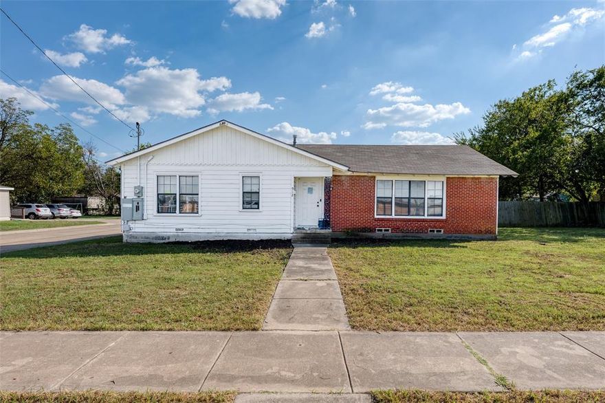 Rare Downtown McKinney Opportunity – Home + Huge Divisible Lot! Just minutes from the historic square, Settlers Park, and TUPPS Brewery, this property offers the best of both worlds: charming in-town living with endless investment potential. The existing home sits on a large corner lot that can be subdivided, giving you multiple paths forward. Renovate the current home and enjoy walkable downtown living, split the lot and build additional homes, or do both and maximize your return. Whether you’re looking to create your dream residence or capitalize on McKinney’s strong growth and demand, this property is a rare chance to do it all. Enjoy the lifestyle perks of being close to shopping, dining, and entertainment while also holding a piece of land with significant development upside. Buyer to verify all subdivision and development possibilities with the City of McKinney. (Owner is a licensed agent in the state of Texas.)