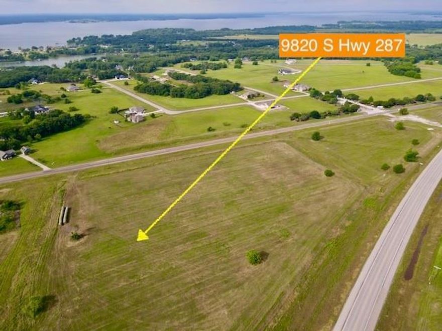 Prime Highway Frontage! Prime Opportunity! This 20 plus acre tract is situated between US Hwy 287 and Spur 294 with over1.700 feet of road frontage. Located less than one mile from Beautiful Richland Chambers Lake and across the street from the most sought after subdivisions around. This beautiful tract of land provides endless possibilities! This fast growing area is the perfect home for your grandest ideas. Gather your blueprints and file your permits because this tract is ready for your imagination.