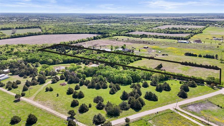 Approximately 7.3± acres (Lot 28), to be surveyed from the parent tract. Acreage is approximate and subject to final survey. Located within the Dallas Farms  Hayden Place subdivision, this parcel is part of Lots 10,11 & 28, also known as 655 Ewing Rd., Ferris, TX 75125. The land offers a great mix of open pasture and wooded areas (approx. 50,50), with a history of hay production and agricultural use.
A water meter tap is already in place, and the property includes an approx. 12 ft × 150 ft driveway plus approx. 2,000 sq ft of homesite dirt work, making it easier for future development. Property is outside the ETJ. Frontage along Ewing Road (approximately 254') provides convenient access.
Beautiful open pasture, shade trees, and versatile topography make this tract ideal for a homestead, hobby farm, or continued agricultural use. Buyer to verify utilities, restrictions, acreage, and all development requirements.