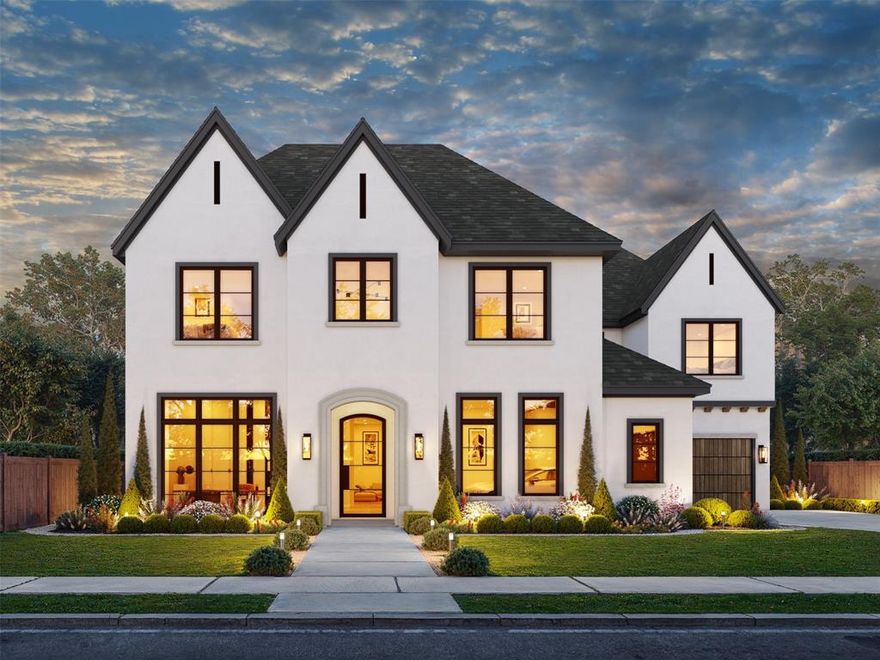 New construction Ron Davis Custom Homes Modern Luxury French on Cul de sac street, backs to double ponds in gated Starwood.  Transitional open design flows graciously with multiple views of back yard retreat to sooth at days end.  5 BR with ensuite baths, 3 car garage, double laundry rooms, master suite has spa bath and huge custom wardrobe + guest suite down.  Kitchen has Wolfe Sub-Zero appliances, large island with natural stone countertops and custom cabinetry, then a separate catering kitchen & pantry for gracious entertaining.  Enter through soaring two story foyer to see double doored study bathed in natural light  and family room beyond. Spacious master suite with lux spa and oversized wardrobe & one ensuite guest bath with walk in closet is down.  Second story has game room with wet bar and  covered balcony overlooking pond waterfront views just beyond your private back yard. There is a Media Room + 3 ensuite bedrooms up.  The second laundry + linen closets offer autonomous housekeeping.  Other features are Professional landscaping w. full sod & sprinkler,  2 high Efficiency 2 -Stage zoned HVACs. Tankless How Hater. 2 x 6 exterior studs, Lutron Technology.  Outdoor living with fireplace and grill with ceiling fans for year round comfort while viewing the pond and greenbelt just over your fence.  Beautiful views with privacy you dream about.