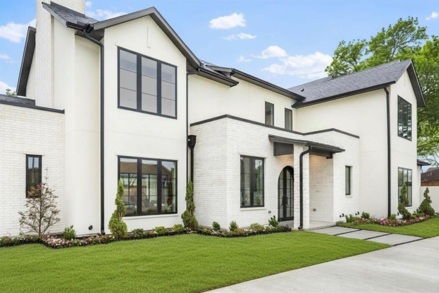 A refined expression of modern luxury, this newly constructed residence by Maison Manor brings elevated design and intentional livability to one of Dallas’ most established corridors. Spanning 5 bedrooms and 7 bathrooms, the home is thoughtfully designed with a series of flexible living spaces, including multiple game and flex rooms that adapt seamlessly to today’s lifestyle—whether for entertaining, working from home, or creating dedicated media or wellness spaces. Natural light defines the interiors, with expansive windows and clean sightlines creating a sense of openness and continuity throughout. The main living areas flow effortlessly into a well-appointed kitchen, where a timeless material palette and functional layout anchor the heart of the home. Each space is purposeful, offering both privacy and connection, while maintaining a cohesive architectural language across all levels. Secondary living areas provide versatility without excess, allowing the home to evolve with its owner’s needs. Outdoors, a private backyard retreat features a resort-style pool, extending the living experience and creating a seamless indoor-outdoor lifestyle ideal for both quiet evenings and larger gatherings. Situated in a prime Dallas location with convenient access to premier private schools, dining, and shopping, this home offers a balance of thoughtful design, quality construction, and long-term livability.