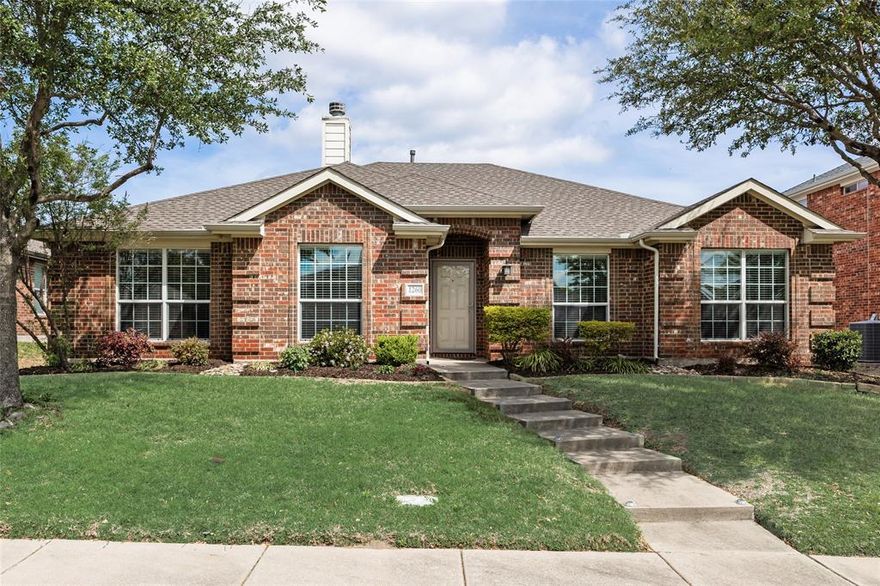 Tucked away in the desirable Caruth Lake neighborhood, this well-maintained home has a comfortable, move-in ready feel.
The layout offers 3 bedrooms, 2 full baths, a flexible office with french doors for privacy and a dining space currently used as a music room. The family room serves as the heart of the home, featuring wood floors, a gas fireplace, and windows that bring in natural light while overlooking the backyard. The kitchen is both functional and inviting, with granite countertops, stainless steel appliances, a spacious breakfast area, and plenty of storage, plus convenient access to the utility room and garage. Flooring includes carpet in the bedrooms, tile in the kitchen and bathrooms, and wood in the main living area and hallway.  The split-bedroom design provides added privacy. Two secondary bedrooms share a bath with a tub-shower combo, while the primary suite includes dual sinks, a separate soaking tub and large shower, and a spacious walk-in closet. Outside, the fenced backyard offers a great space to relax. As a resident of Caruth Lake, you’ll also have access to community amenities like walking and jogging trails, ponds, a pool, and a clubhouse. Conveniently located near shopping, dining, and highly regarded schools, this home offers a great balance of comfort and location.