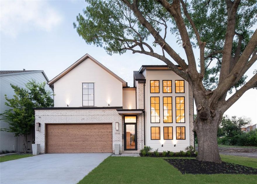 Stunning transitional design located in the Bluffview area convenient to the best of Inwood Village restaurants & shopping.This breathtaking home is an exemplary example of the finest craftsmanship & detail you have come to expect from Fairmont Homes.Picturesque setting on an oversized 53x167 lot with manicured landscape & beautiful natural brick.Greeted with gas lanterns & floor to ceiling steel door.High-end sophisticated finishes throughout including timeless arched openings, smooth finish sheetrock, 5 inch wide hardwoods, & vaulted ceilings.Swoonworthy kitchen is equipped with panel front Jenn-Air appliances.Butlers pantry with wine refrigeration connects to the impressive dining room.Master suite + study or additional guest room are conveniently located downstairs.Thoughtful floor plan with upstairs game room + 4 additional bedrooms each with an en-suite bath & walk-in closet.Great covered outdoor living off the family room with a huge backyard offering plenty of space for a pool.