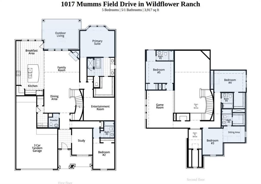 Highland Homes, an A+ Texas home builder known for quality materials and workmanship and the best customer service in the business.This home is in the sought after Master-Planned Community of Wildflower Ranch.WFR features a lazy river with snack shack,multiple playgrounds, miles of walking trails and onsite Perrin elementary school.The new South Amenity Center includes pool,community building where the lifestyle coordinator can be found,event lawn and pavilion.Easy access to HWY 114, I-35W, just 30-minutes to Downtown Ft Worth and 30-minutes to DFW airport.  WFR is also minutes from the new Dallas Stars Multisport complex which is under construction and anticipated for late fall 2026. This home features open concept living and showcases trendy colors and materials.