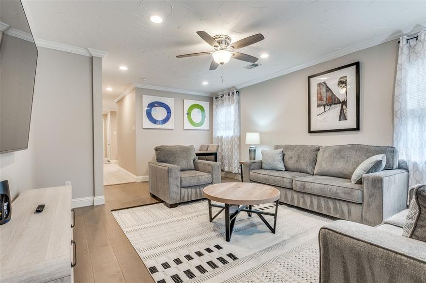 Turnkey - Brand-New and Fully Furnished - Renovated - New 2021 Roof 

Exceptional opportunity. Get this well maintained 3-bedroom, 2-bath home offering immediate move-in or income-producing potential. Thoughtfully remodeled with modern finishes and a functional, light-filled layout, this home delivers both comfort and sophistication.

Spacious bedrooms, updated baths, and inviting living areas create an ideal setting for everyday living or premium rental use. A new roof installed in 2023 adds long-term value and peace of mind.

The large backyard with mature pecan trees provides a private, upscale outdoor retreat — perfect for entertaining, relaxing, or enhancing rental appeal.

Offered fully furnished, this home is truly turnkey and well-positioned for today’s fast-moving Dallas market. Conveniently located near Love Field Airport, Inwood Village, Highland Park, Park Cities, major medical centers, and easy access to the Dallas North Tollway.