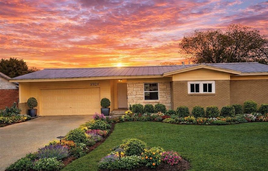 Welcome home to this charming single story residence perfectly situated on a generous lot. This 3 bedroom, 1.5 bath home offers a warm blend of comfort, style, and functionality. The exterior features beautiful brick and stone accents complemented by a newly updated metal roof that adds both durability and curb appeal.
Step inside to an inviting open concept living area filled with natural light ideal for entertaining or relaxing with family. The spacious kitchen seamlessly connects to the main living space, making daily living effortless. The large  lawn provides plenty of room for gardening, play, or future outdoor projects.
Enjoy the convenience of an attached two car garage and a wide driveway offering ample parking. Located in a peaceful neighborhood, this property provides easy access to local amenities, schools, and shopping. Perfect for families or anyone seeking a comfortable home with room to grow, this one is a must-see!