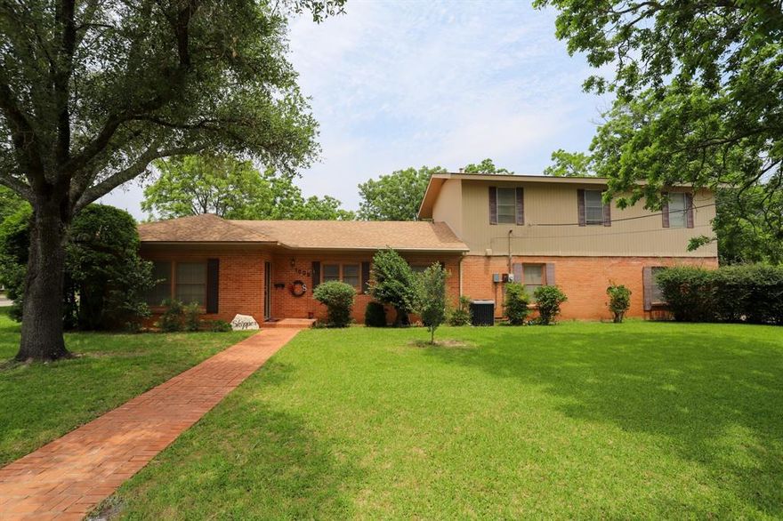 Spacious 4-Bedroom Home on Over Half an Acre - Thoughtfully Designed & Full of Character

This inviting 1.5-story home offers space, comfort, and versatility with 4 bedrooms, 3.5 baths, and nearly 2,943 square feet of living space, all set on a large corner lot. Perfect for families or those seeking flexible living, the layout includes a bonus study just off one of the bedrooms and a second bedroom with built-in desk and shelving, ideal for remote work or learning.

Enjoy the warmth of a large den featuring a built-in bookcase, perfect for relaxing or entertaining. The eat-in kitchen is equipped with a double oven, electric cooktop, dishwasher, and ample cabinet space for functionality and flow.

The primary suite is generously sized and features a private balcony overlooking the backyard, creating a peaceful retreat. A utility room offers washer& dryer connections and its own half bath, and the home is supported by two HVAC units and a gas water heater for efficiency and comfort year-round.

Outdoor features include a covered carport, detached one-car garage great for storage or workshop use, a greenhouse, covered back patio, and beautiful mature trees providing shade and serenity in this huge back yard.

Located in an established neighborhood, this property combines classic charm with thoughtful details—ready for your updates and personal touch.