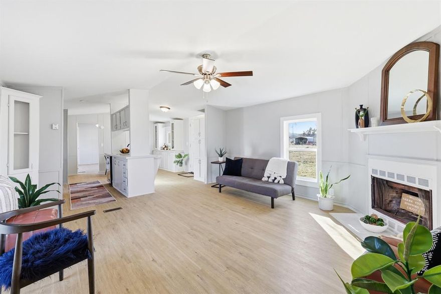 Welcome to Horseshoe Bend, a picturesque Brazos River community nestled in the heart of Parker County, Texas. Here, peaceful country living meets everyday convenience. This move-in-ready 3-bedroom, 2-bath home, originally built in 1990, has been thoughtfully modernized with stunning updates. Enjoy new flooring, fresh interior paint, and the durability of a metal roof, offering both style and long-term peace of mind. Whether you're dreaming of a vacation retreat, a quiet place to retire, an income-producing investment, or even a property to operate a small business, this versatile home delivers opportunity. The fully fenced yard is ready for your business equipment, recreational toys, hobbies, pets, or little ones. Featuring 8-foot-tall galvanized chain-link fencing with security wire. Approximately 15K of secure enclosure ideal for industrial or recreational use. Backyard bonus, a tool-shed, workshop, or extra storage. Horseshoe Bend offers a truly unique lifestyle with resort-style amenities, including a 3,000 x 30-foot aircraft runway and hangar, on-site restaurant, clubhouse, fishing and boating access, the Horseshoe Bend Country Club with a 9-hole golf course, RV parking, convenience store, volunteer fire station, and a riding arena available for use. Surrounded by breathtaking views and abundant wildlife, you’ll enjoy easy access to hiking, fishing, and river recreation, all just a short drive from Weatherford’s charming historic downtown filled with boutique shopping, local dining, and year-round entertainment. Discover the freedom, flexibility, and lifestyle that make Horseshoe Bend one of Parker County’s hidden gems. Priced to sell, this property won't last long!  NOTE: Two Property ID's: R000123325 & R000012001, both LOT: 3 BLK: 34 SUBD: HORSESHOE BEND & LOT:4 to convey with sale of  property. Buyer(s) agent and Buyer(s) to verify property details and information.