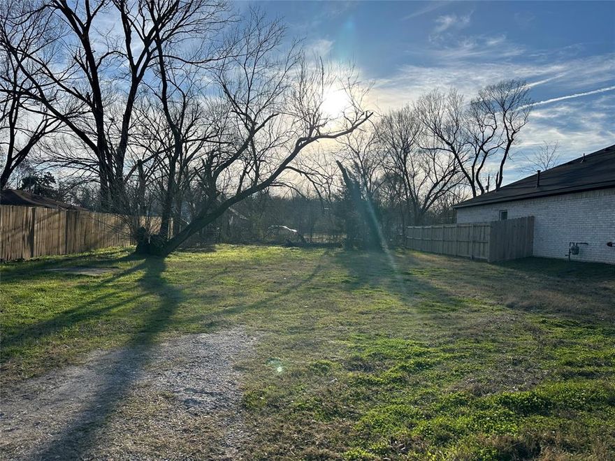 City lot ready to build.