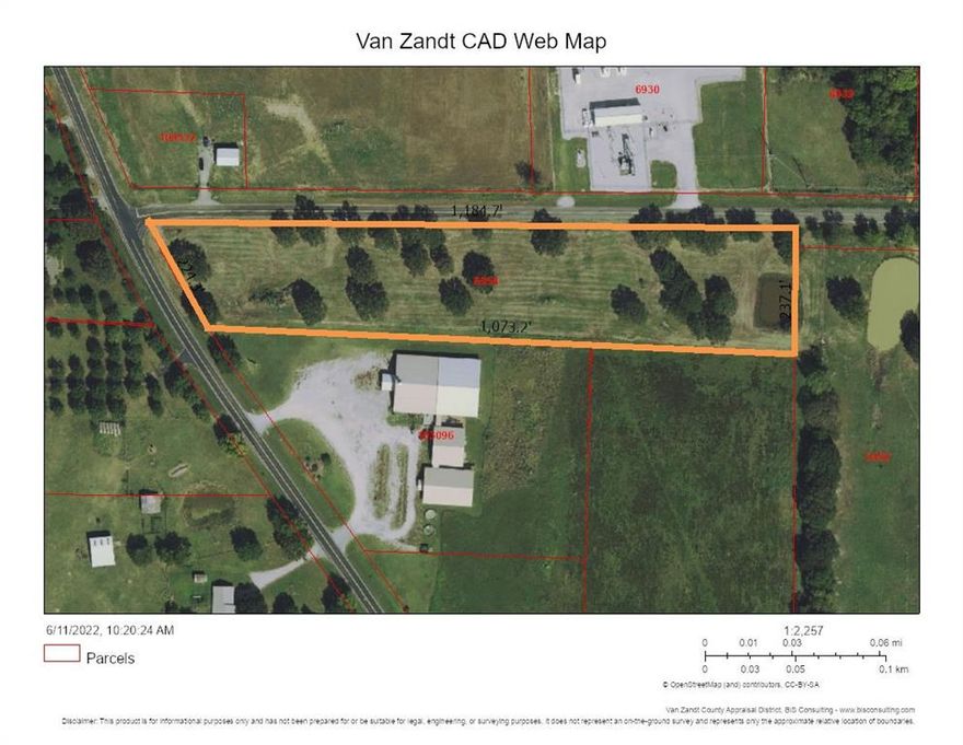 Great piece of property with so many uses. This is approximately 5.93 acres that is to be cut from a larger tract.  Bring your horse or other animals or make this an investment or commercial opportunity. This would make a great location for storage buildings or even an RV park. A new water meter connections has recently been installed. There is an old conventional septic system on the property that would have to be checked for viability.  Buyer's and Buyer's agent to verify validity of all information.