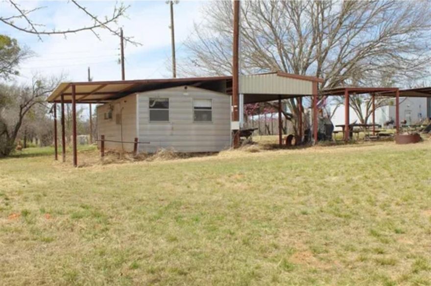 If you are seeking lake property in close proximity to Comanche, Texas and merely 30 minutes from Stephenville, this location offers the ideal blend of convenience and accessibility. Enjoy the luxury of having amenities within walking distance to the lake, including a dock perfect for relaxation, fishing, and swimming, among other activities. Additionally, a community center is available for rent, along with a community pool, providing ample opportunities for social gatherings. The seller has installed a septic system, 2 clean outs, and electricity onsite, a new well, although the well pump is not included. The property features three RV awnings, a cabin ripe for renovation, and six lots equipped with 4 30 amp camper hookups. Monthly dues are $36 a month plus $1 per lot a month. You can't beat the relaxation this property has to offer almost always having a breeze even on the hottest summer days.