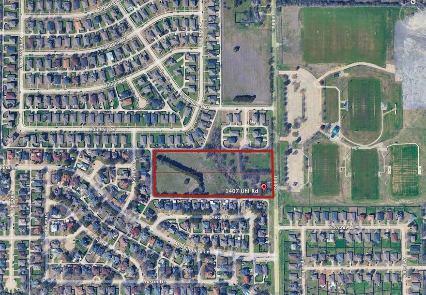 Prime 2-lot package located on a major thoroughfare at the southern tip of DeSoto in Dallas County. Zoned SF-10, the property is ideal for a larger lot subdivision community. Features strong visibility with approx. 4,064 VPD and proximity minutes away from the proposed DeSoto Natatorium major development project, boosting long-term growth potential. Median household income in DeSoto is $83,256, supporting quality residential demand. Confirm use with city before submitting offer. LOCATED IN OPPORTUNITY ZONE!